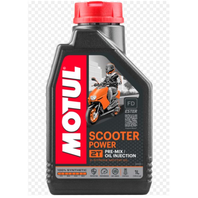 Масло для скутеров Motul Scooter Power 2T (TC/FD)