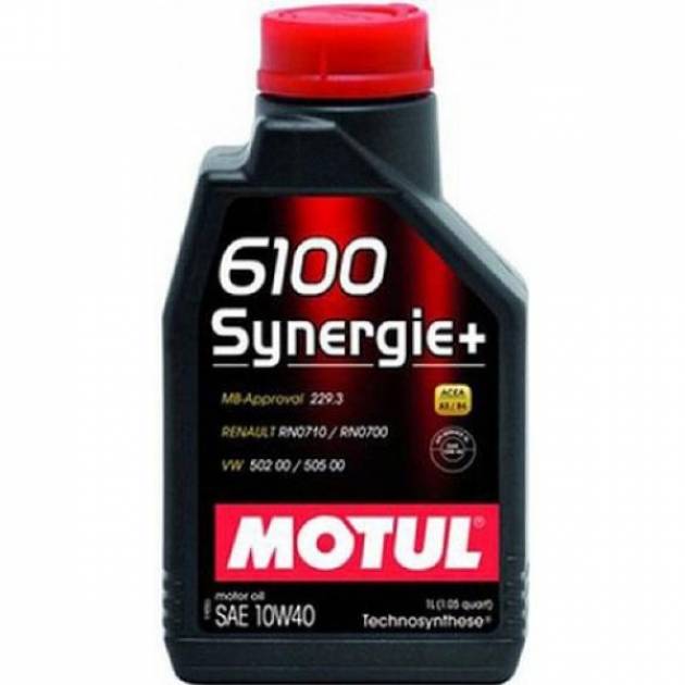 Моторное масло Motul 6100 Synergie+ 10W40 (A3/SN)