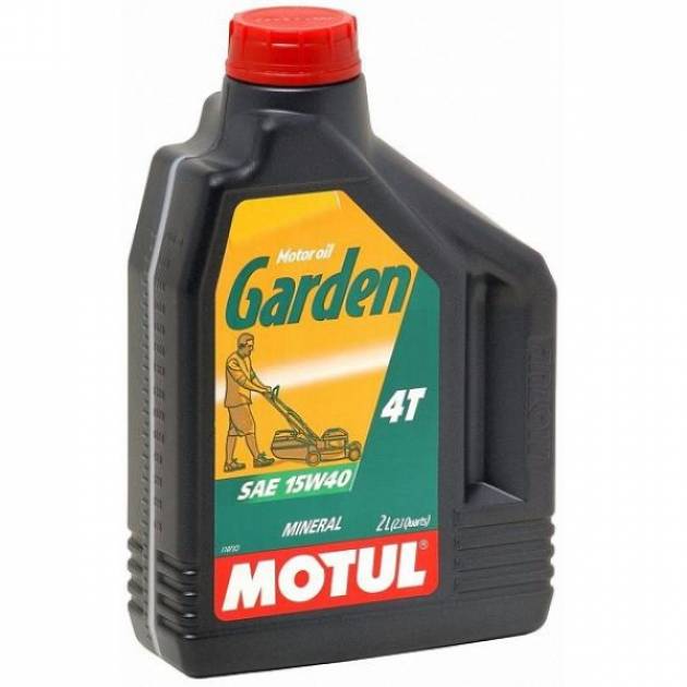 Масло для газонокосилки, мотокультиватора Motul Garden 4T 15W-40 (SF)