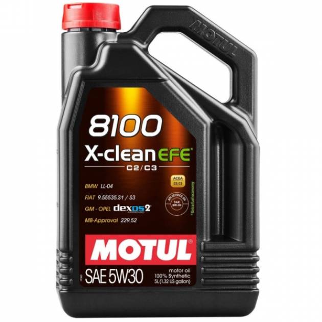 Моторное масло Motul 8100 X-clean EFE 5W30 C2/C3/SN
