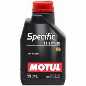 Моторное масло Motul Specific 2312 0W30 C2, 1л.