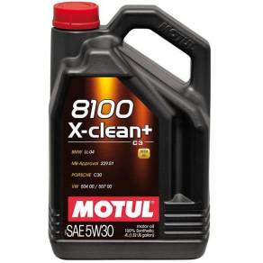Моторное масло Motul 8100 X-clean+ 5W30 C3, 4л.
