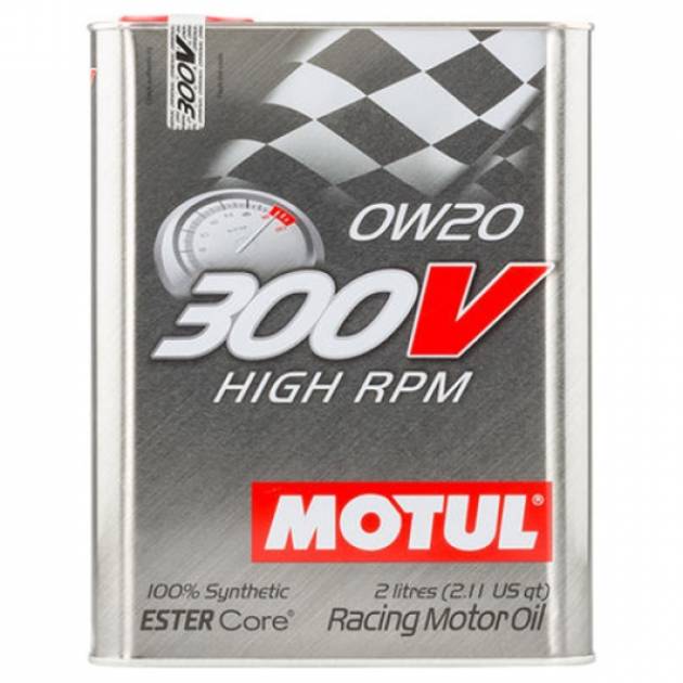 Моторное масло Motul 300V High RPM 0W-20 Racing